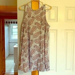 Paisley swing dress